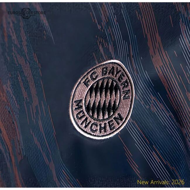 Luxury 2025-2026 Bayern Munich Pre-match Warm Top (black)