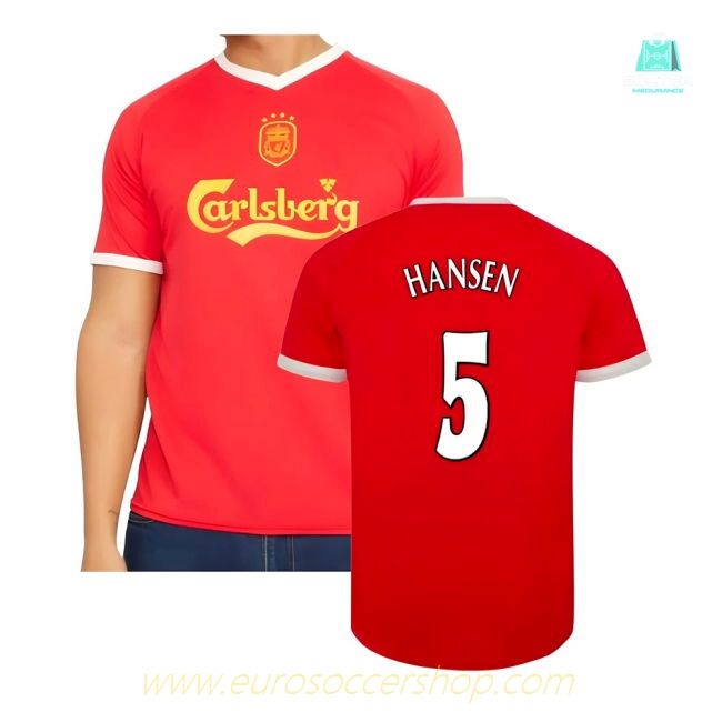 2001-2003 Liverpool Retro Euro Home Shirt (Hansen 5)