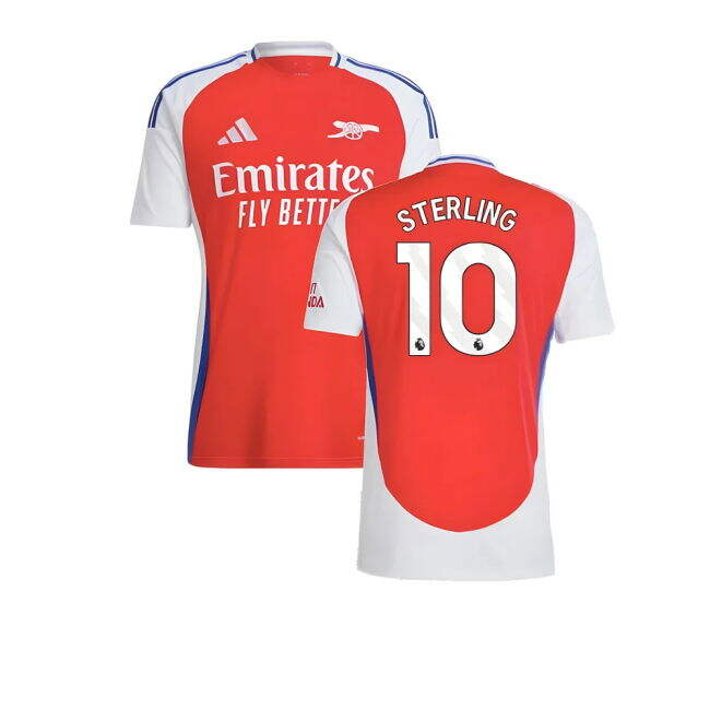 match worn 2024-2025 Arsenal Home Shirt (Sterling 10)