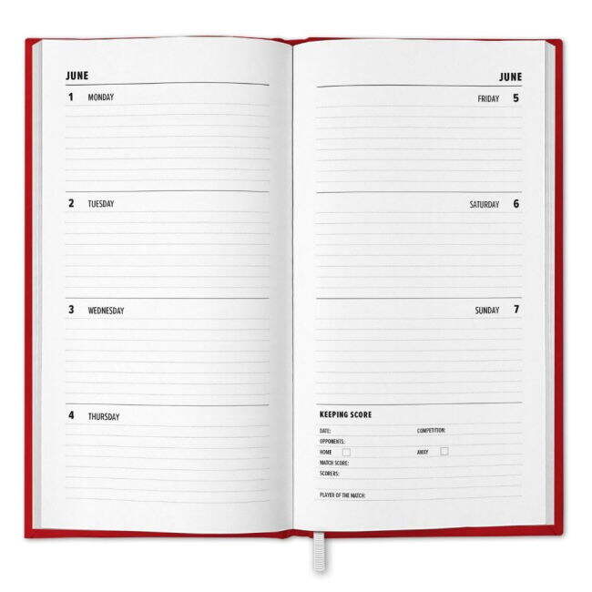 Women's Manchester United FC Slim Diary 2026