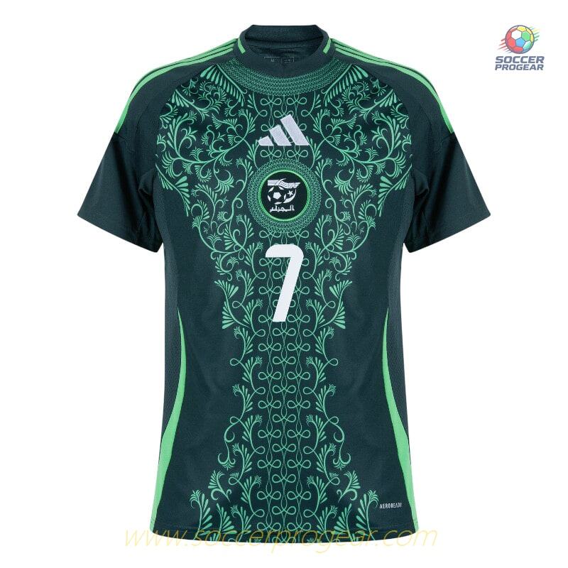 Algeria Away Kids Soccer Shirt 2024/25 Collection Mahrez