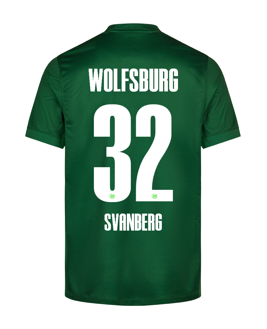 SVANBERG's 32 Home Jersey for Wolfsburg in the 25-26 Season