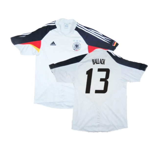 Germany 2004-06 Home Shirt ((Excellent) XL) (Ballack 13)