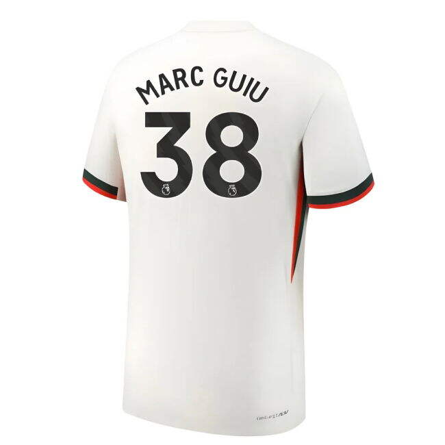 2025-2026 Chelsea Authentic Dri-Fit ADV Away Shirt (Marc Guiu 38)