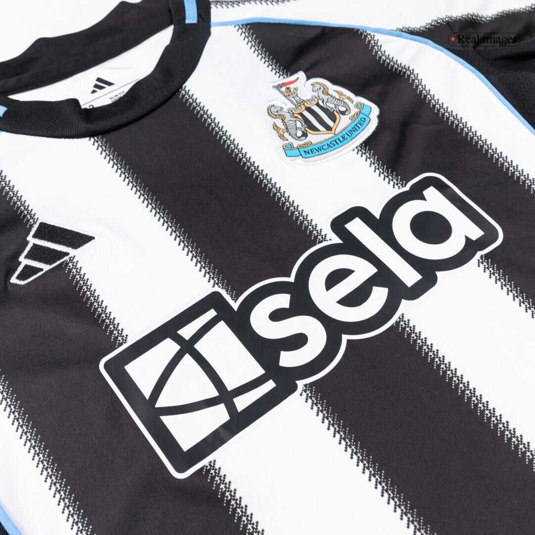 Newcastle United Home Kids Soccer Jerseys Kit 2025/26
