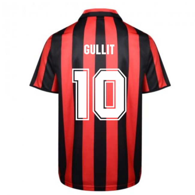 AC Milan First Team Elite Quality Home Elite Kit (GULLIT 10)