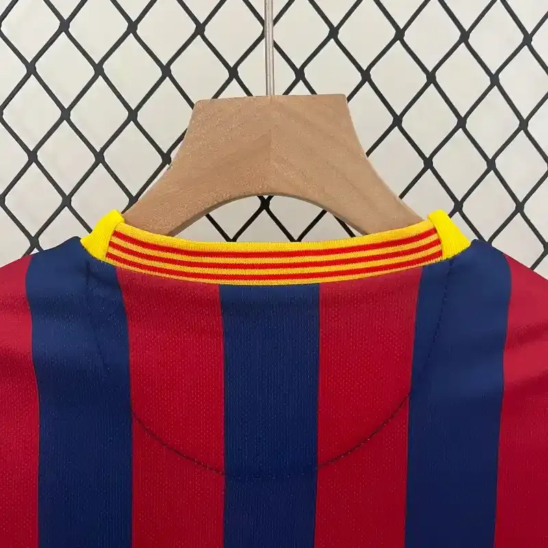 2013-2014 Kids Barcelona Jersey retro kit