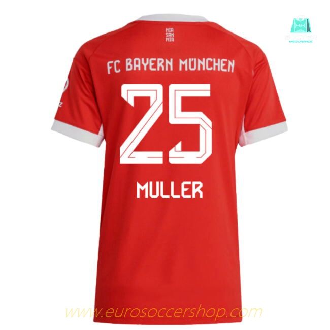 2025-2026 Bayern Munich Home Shirt (Womens) (Muller 25)