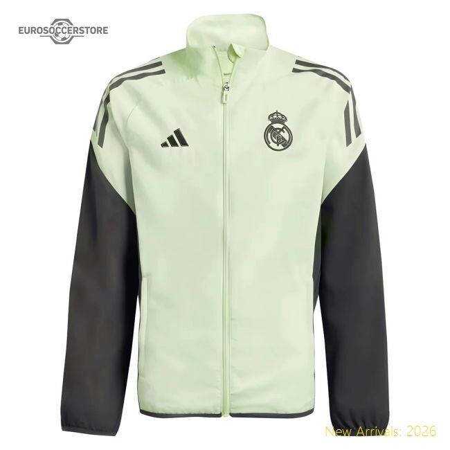 2025-2026 Real Madrid Tracksuit (almost Lime) - Kids - Unique Style
