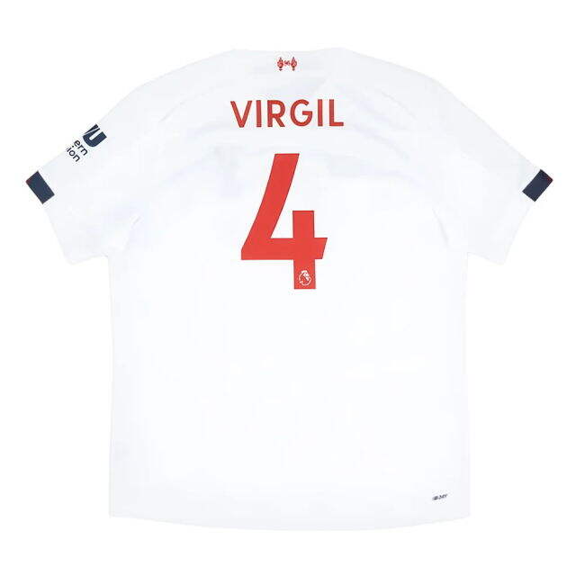 Genuine Liverpool Virgil 4 2019 Liverpool 2019-20 Away Shirt (Virgi...