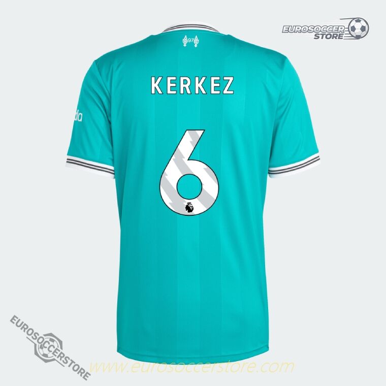 Liverpool 25-26 Third Jersey with KERKEZ 6 Printing
