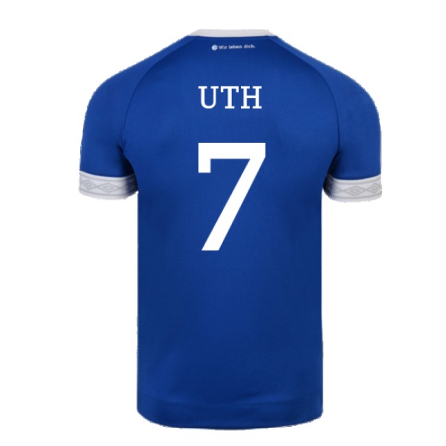 Premium 2025-2026 Schalke Home With Vintage Design - Bundesliga Mvp