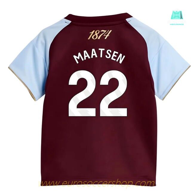 2025-2026 Aston Villa Home Baby Kit (Maatsen 22)