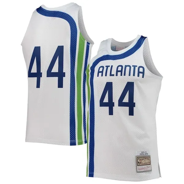 Pete Maravich ATL Swingman Jersey - contemporary exclusive - White