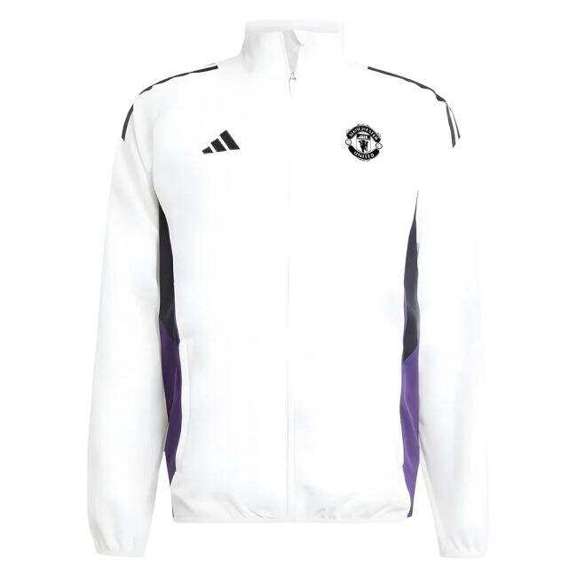 2025-2026 Man Utd Presentation Jacket (White)