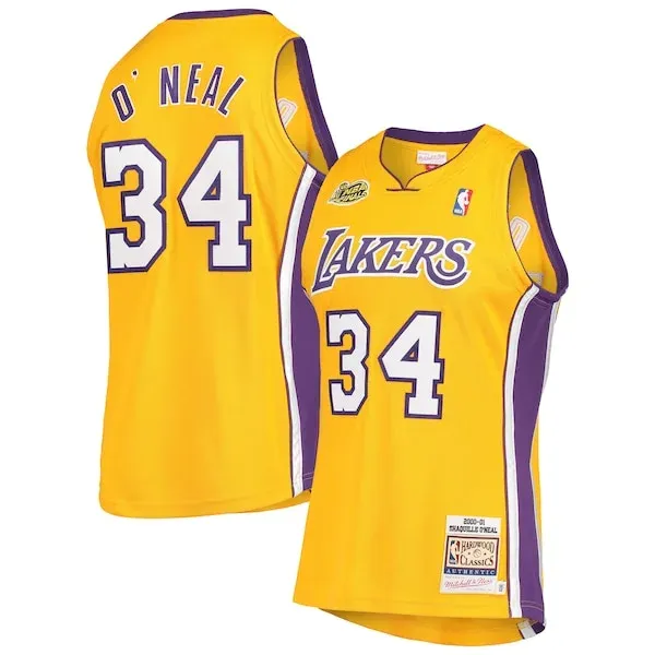 Shaquille O'Neal LAL Authentic Jersey - classic Basketball NBA