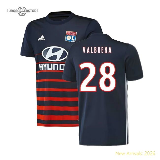 Performance Lyon 2017-18 Away Shirt ((Excellent) L) (Valbuena 28)