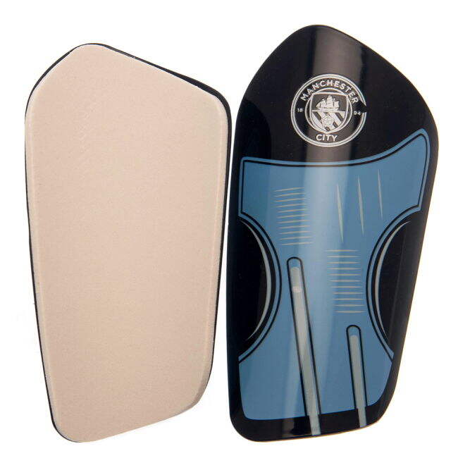 Manchester City FC Delta Shin Pads Youths - fan gear