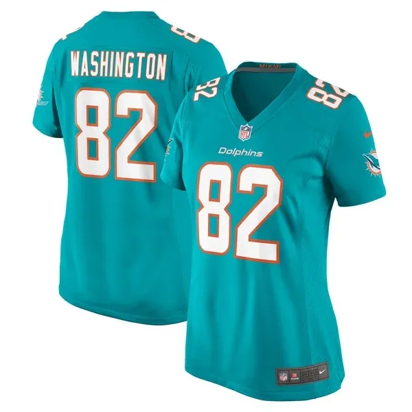 None Tahj Washington Game Jersey - Aqua | NFL Player Jersey | NFL Foot