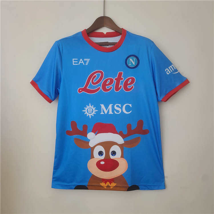 Napoli Soccer Shirt 2223 Christmas Edition Football Shirt - Official