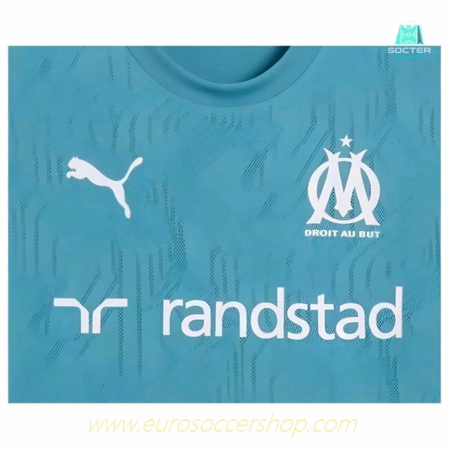 2024-2025 Marseille Training Shirt (Bold Blue)