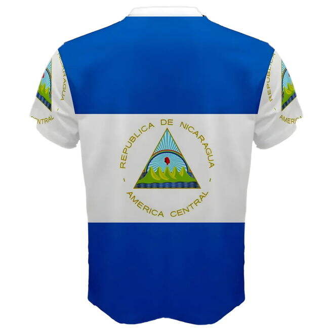 Quality Nicaragua Flag Sublimated Sports Jersey Official