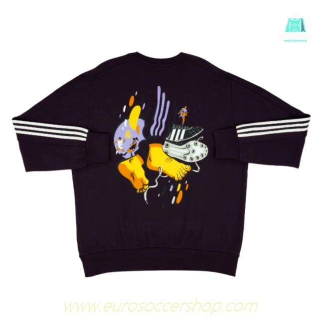 2024-2025 Real Madrid DNA Sweat Top (Aurora Black)