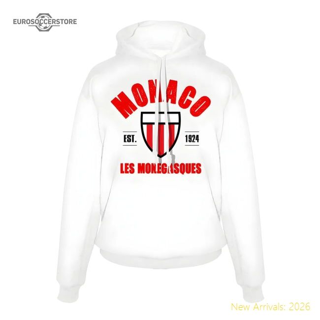 Top-Quality Premium Monaco Est.1924 Footer With Hood - White