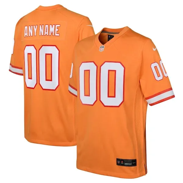 None Game NFL Jersey - Orange | Pro-Level Football Apparel | NFL Footb