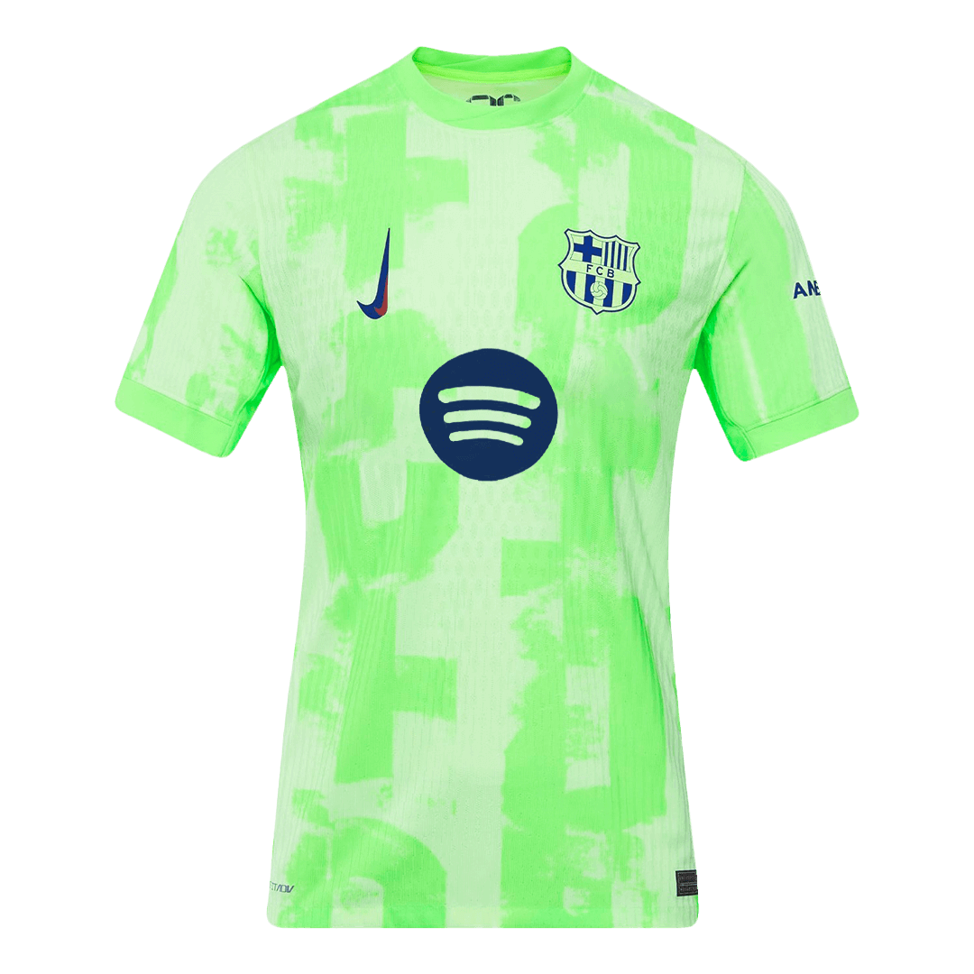 Player Version Barcelona Third Away Soccer Jersey 2024/25- Spotify Log