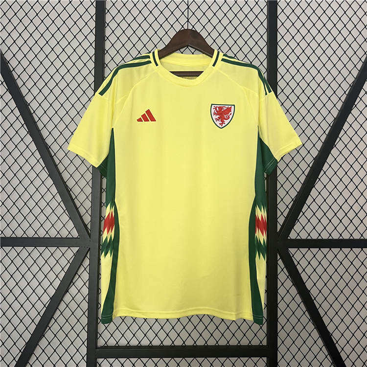 UEFA Euro 2024 Wales Football Shirt Away Soccer Jersey - Official