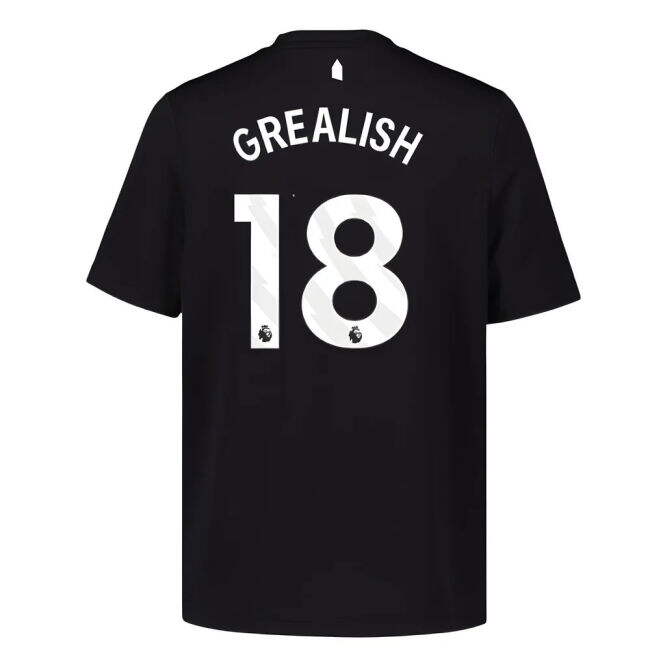 Everton Everton Third Shirt Kids Grealish #18 Official Licensed Co...