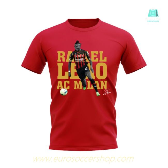 Rafael Leao AC Milan Player Tee (Red)
