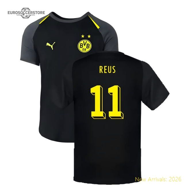 2023-2024 Borussia Dortmund Casuals Tee (black) (reus 11) - Local Hero