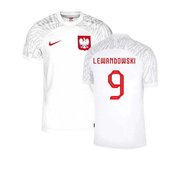 Affordable 2022-2023 Poland Home Shirt (Lewandowski 9) Elegant