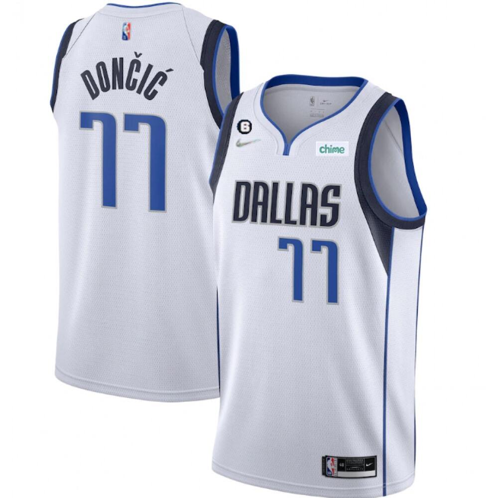 Authentic Jersey Dallas Mavericks 77 White - - Game Day Essential