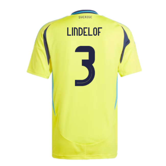 2024-2025 Sweden Home Shirt (LINDELOF 3)