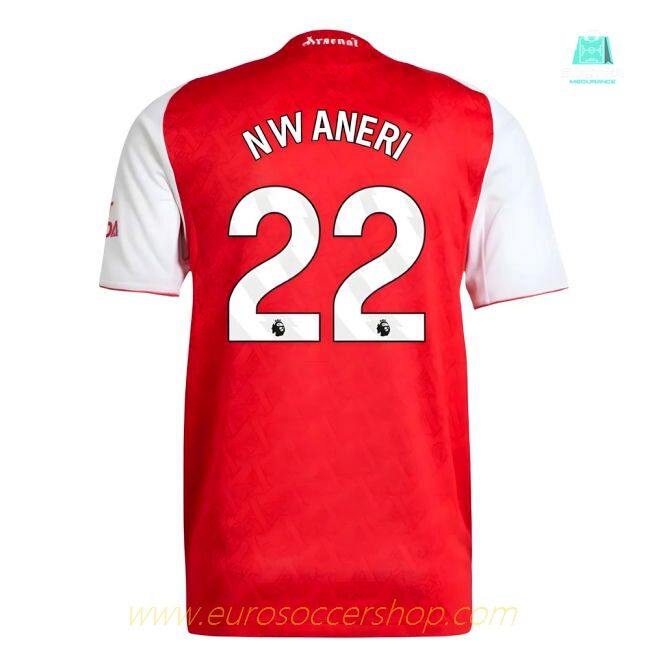 2025-2026 Arsenal Authentic Home Shirt (Nwaneri 22)