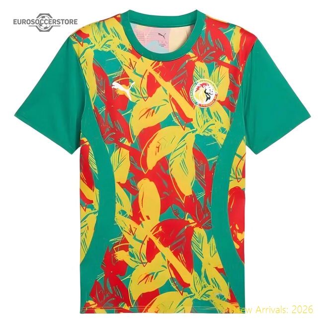Senegal Prematch 20242025 Regular Shirt  Durable Lightweight