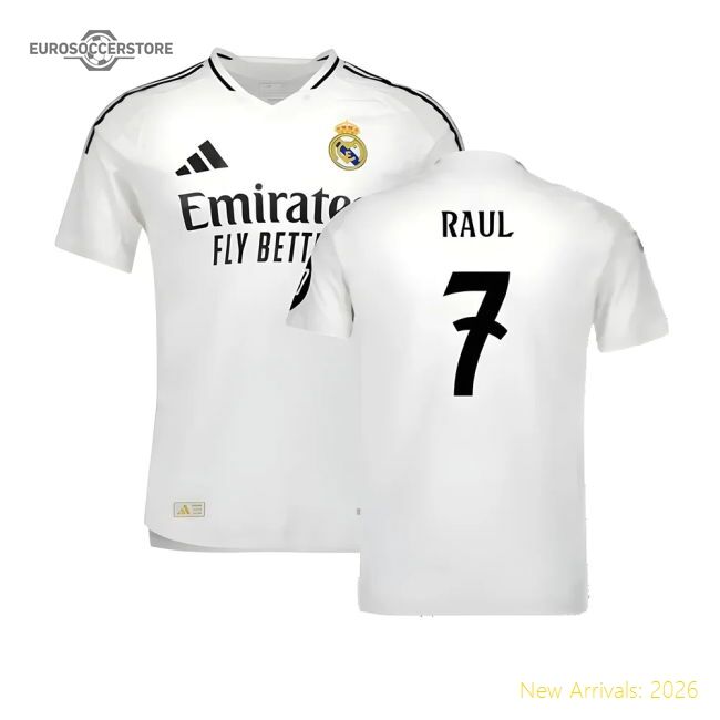2024-2025 Real Madrid Authentic Home Jersey (raul 7) - Concept Creation