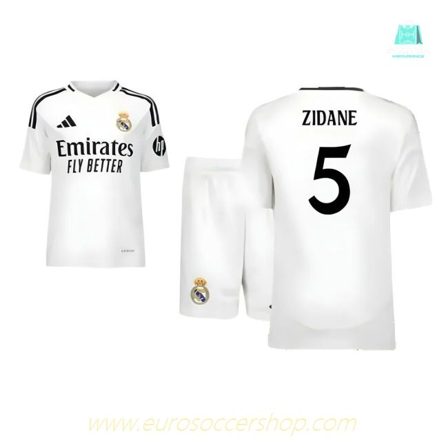 2024-2025 Real Madrid Home Youth Kit (Zidane 5)