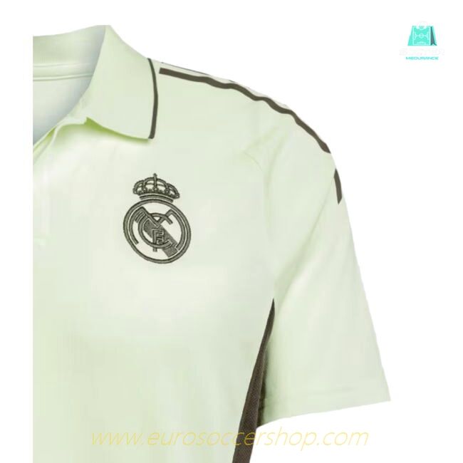 2025-2026 Real Madrid Polo Shirt (Almost Lime)
