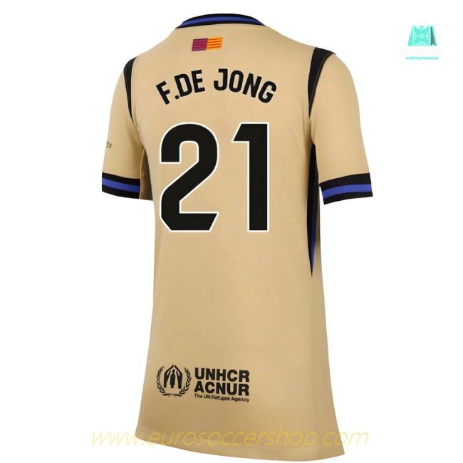 2025-2026 Barcelona Away Shirt (Kids) (F.De Jong 21)