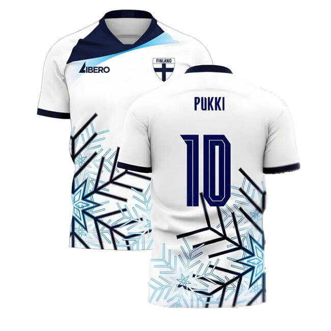 Finland 2025-2026 Home Concept Football Kit (Libero) (PUKKI 10)