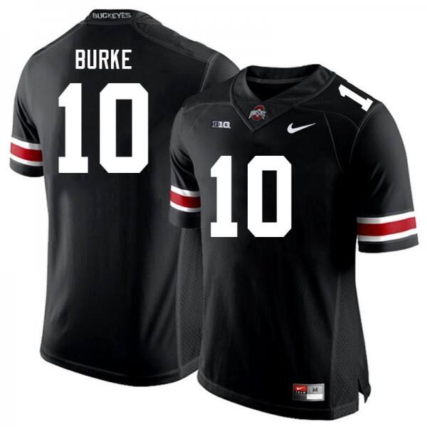 Osb Denzel Burke #10 Nike Men Black Authentic Game Jersey