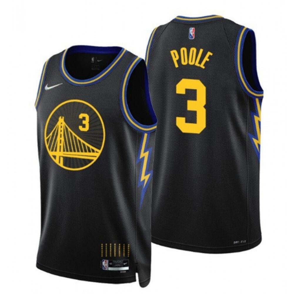 Jersey Golden State Warriors 3 Black - City Edition - Fan Favorite