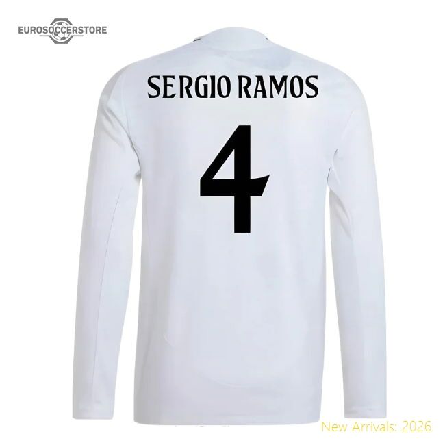 Authentic Home Real Madrid Sergio Ramos Jersey 2024-2025 Comfortable