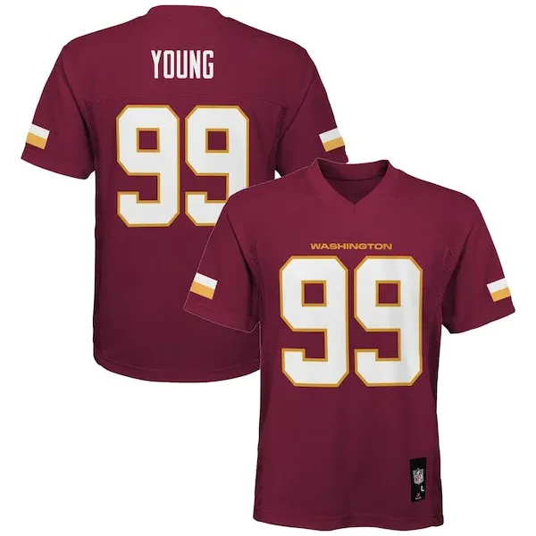 None Replica NFL Jersey - Burgundy | Elite Football Apparel | NFL Foot