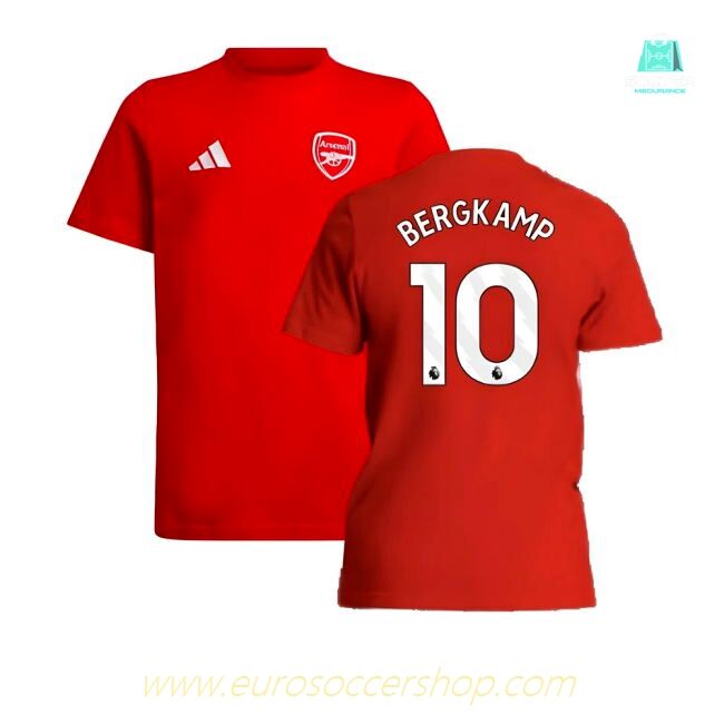 2024-2025 Arsenal Tee (Red) - Kids (Bergkamp 10)
