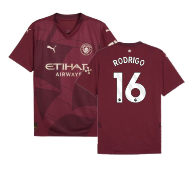 Women's 2024-2025 Man City Third Shirt (Rodrigo 16)